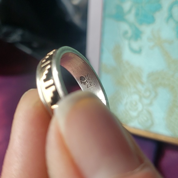 Vintage Gold 14k And Sterling Silver Ring - Picture 3 of 5